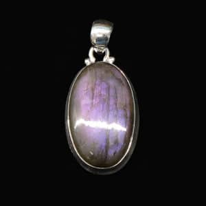 Pendentif Labradorite Violette 2142