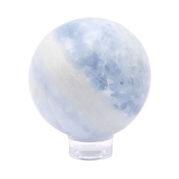 Sphère en calcite bleue 70-80mm