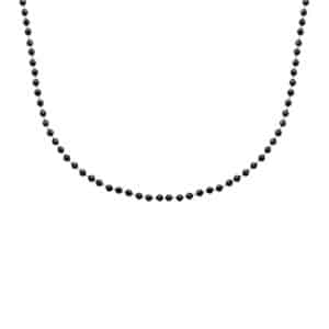 Collier Agate Noire 3 mm