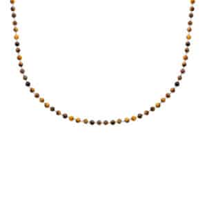 Collier oeil de tigre 3 mm