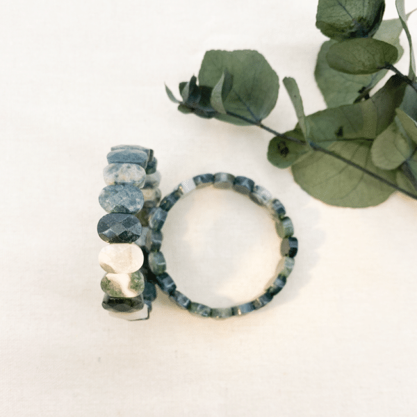 Bracelet Abigaëlle en Agate Mousse