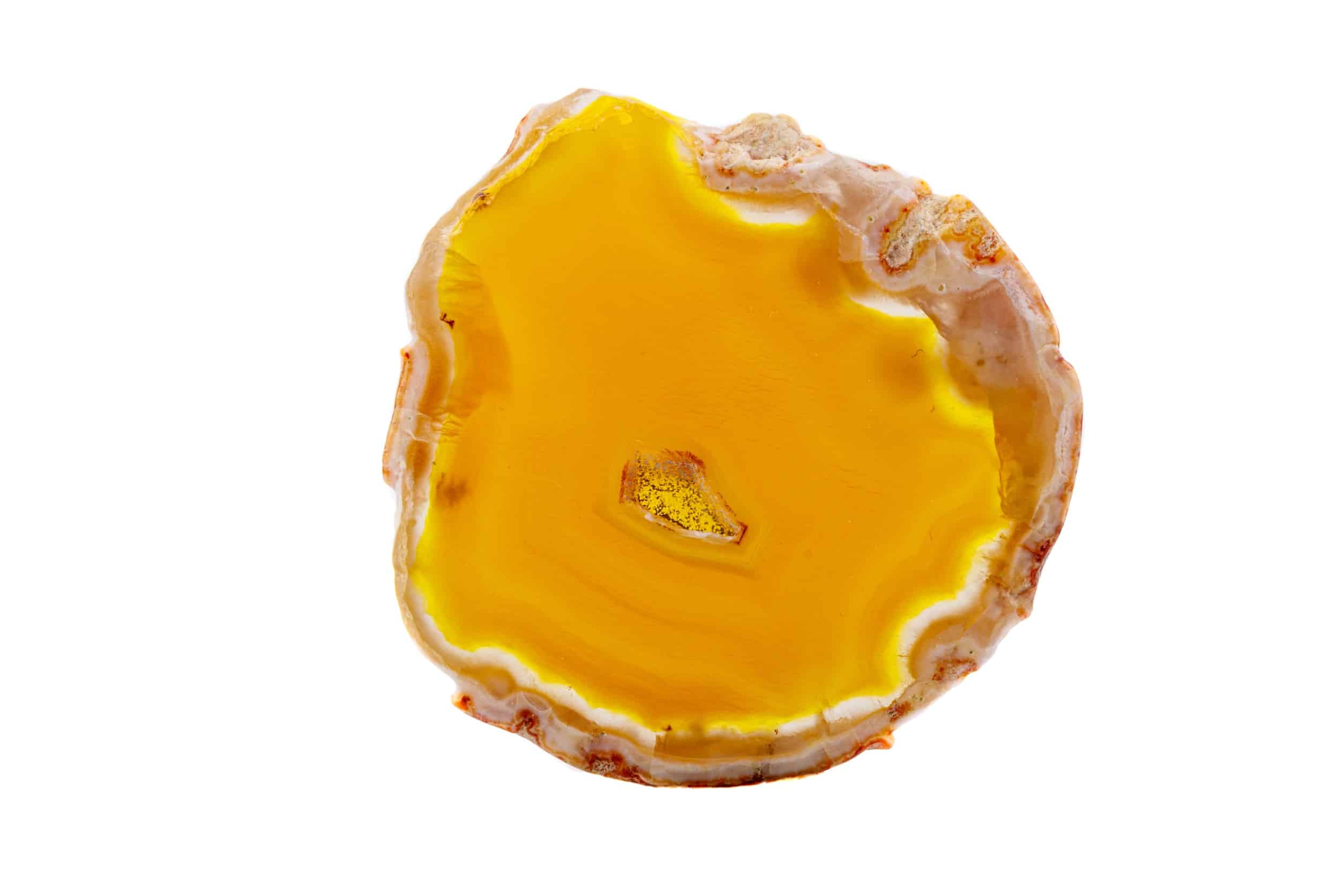 agate jaune brute