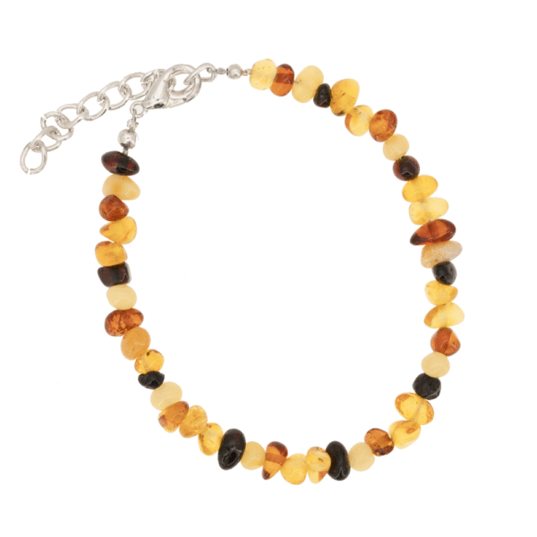 Bracelet Ambre eclats multicolore