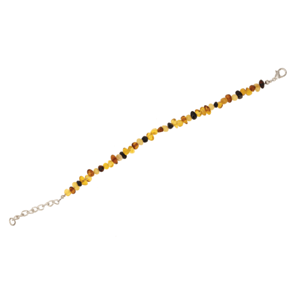 Bracelet Ambre eclats multicolore