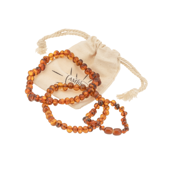 Pack Famille Bracelet Ambre Cognac