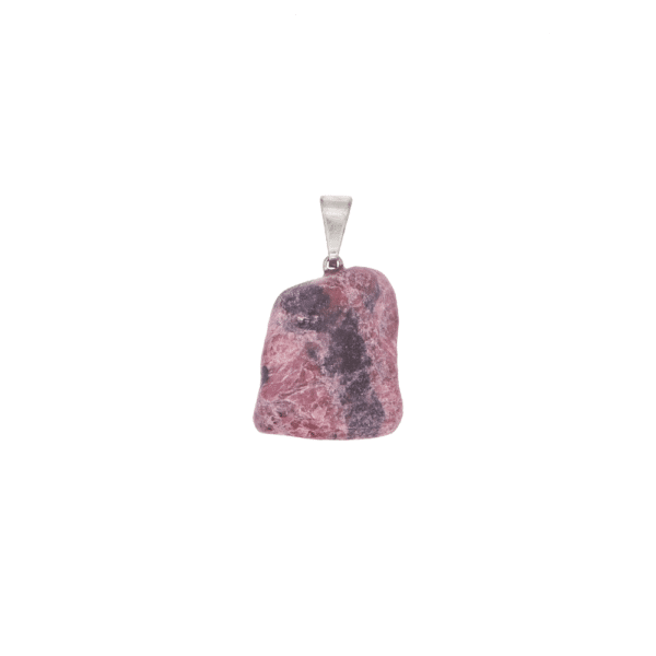 Pendentif en Rhodonite Brute