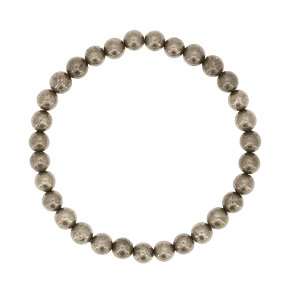 Bracelet Pyrite 6mm 18 cm