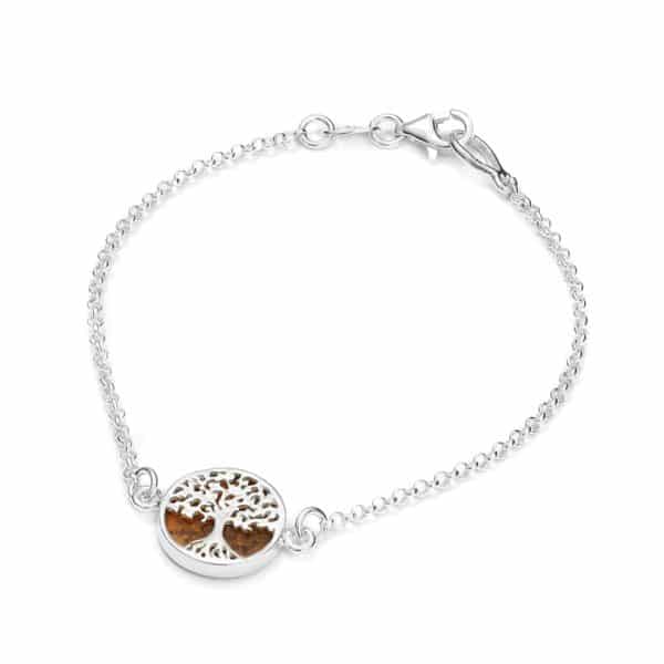 Bracelet Arbre de Vie Ambre et Argent