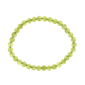 Bracelet Péridot AA 18 cm 6mm