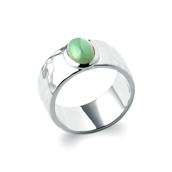 Bague Amélie Argent et Aventurine