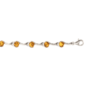 Bracelet Goutte Cognac Zoom